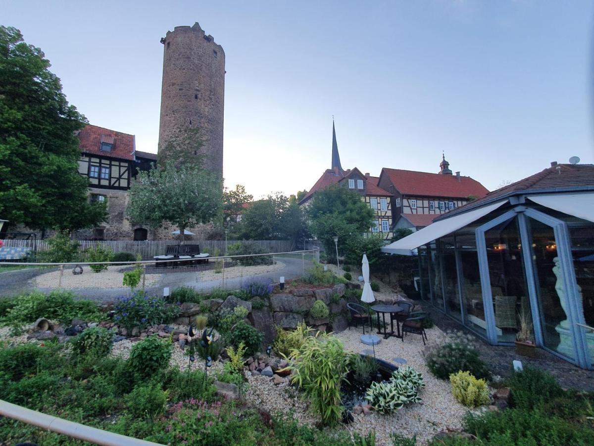 Hotel & Cafe Schachtenburg Schlitz Eksteriør bilde