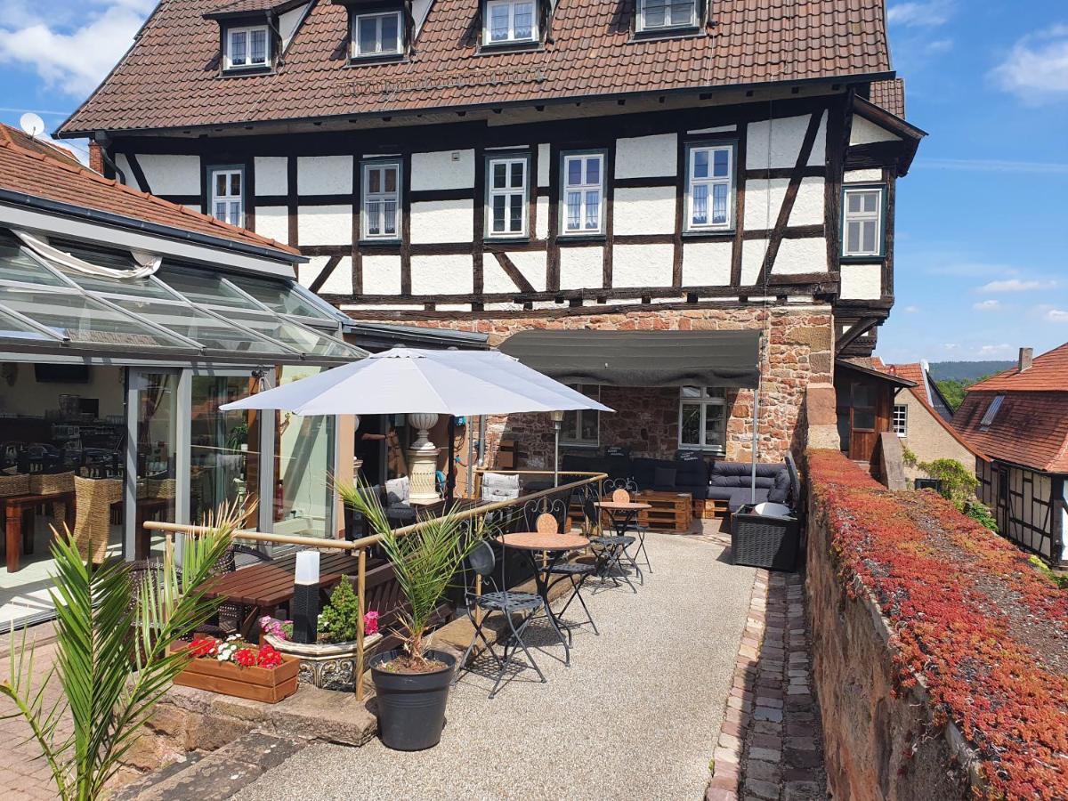Hotel & Cafe Schachtenburg Schlitz Eksteriør bilde