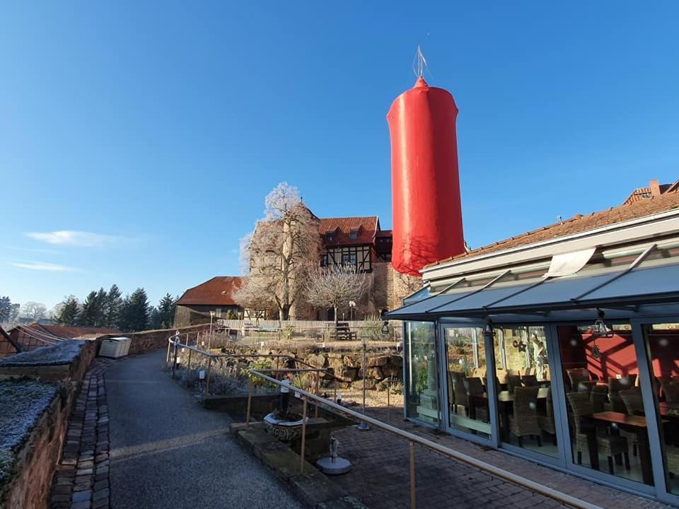 Hotel & Cafe Schachtenburg Schlitz Eksteriør bilde
