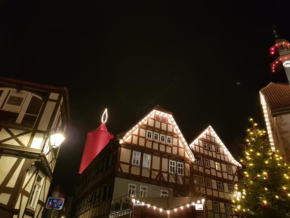 Hotel & Cafe Schachtenburg Schlitz Eksteriør bilde