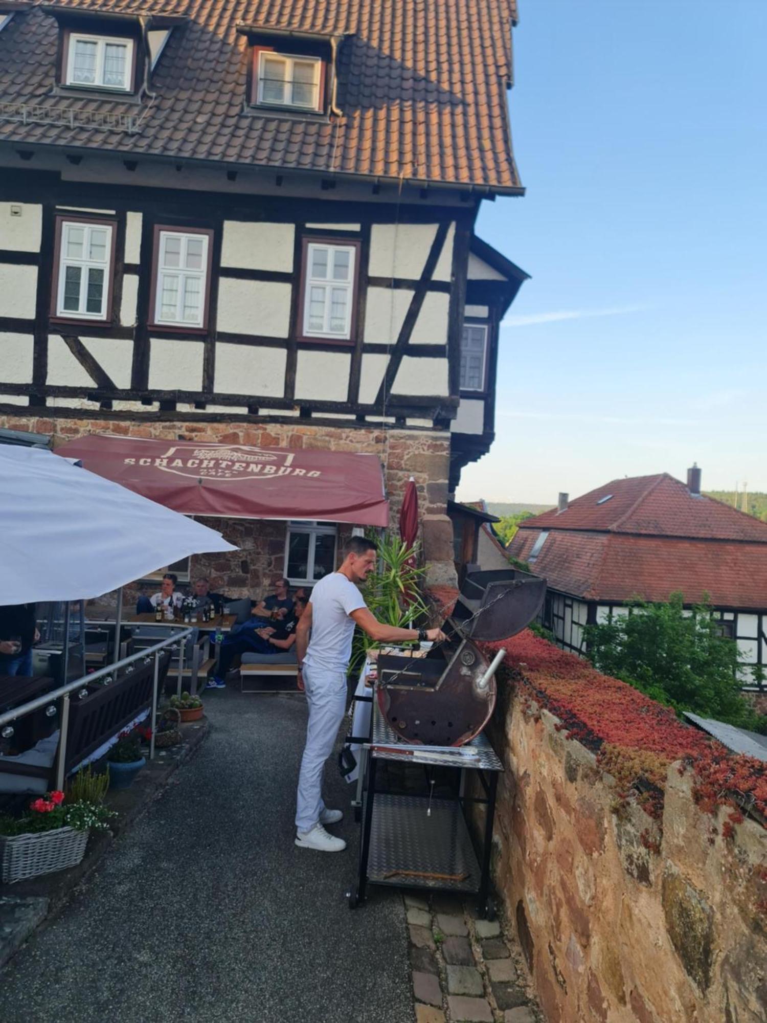 Hotel & Cafe Schachtenburg Schlitz Eksteriør bilde