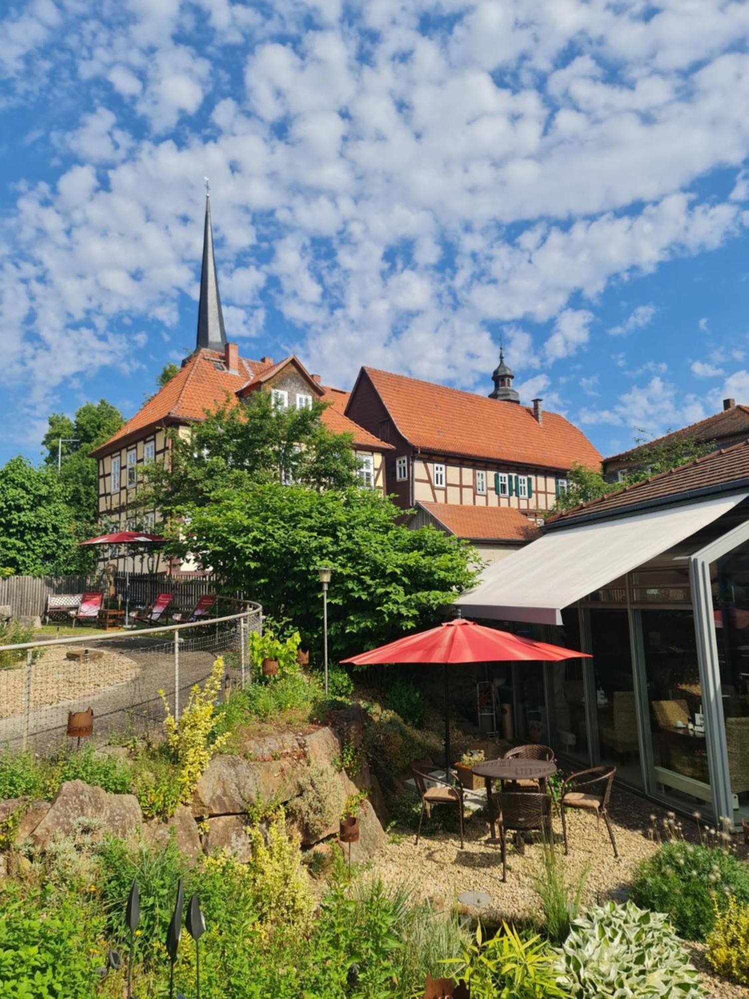 Hotel & Cafe Schachtenburg Schlitz Eksteriør bilde