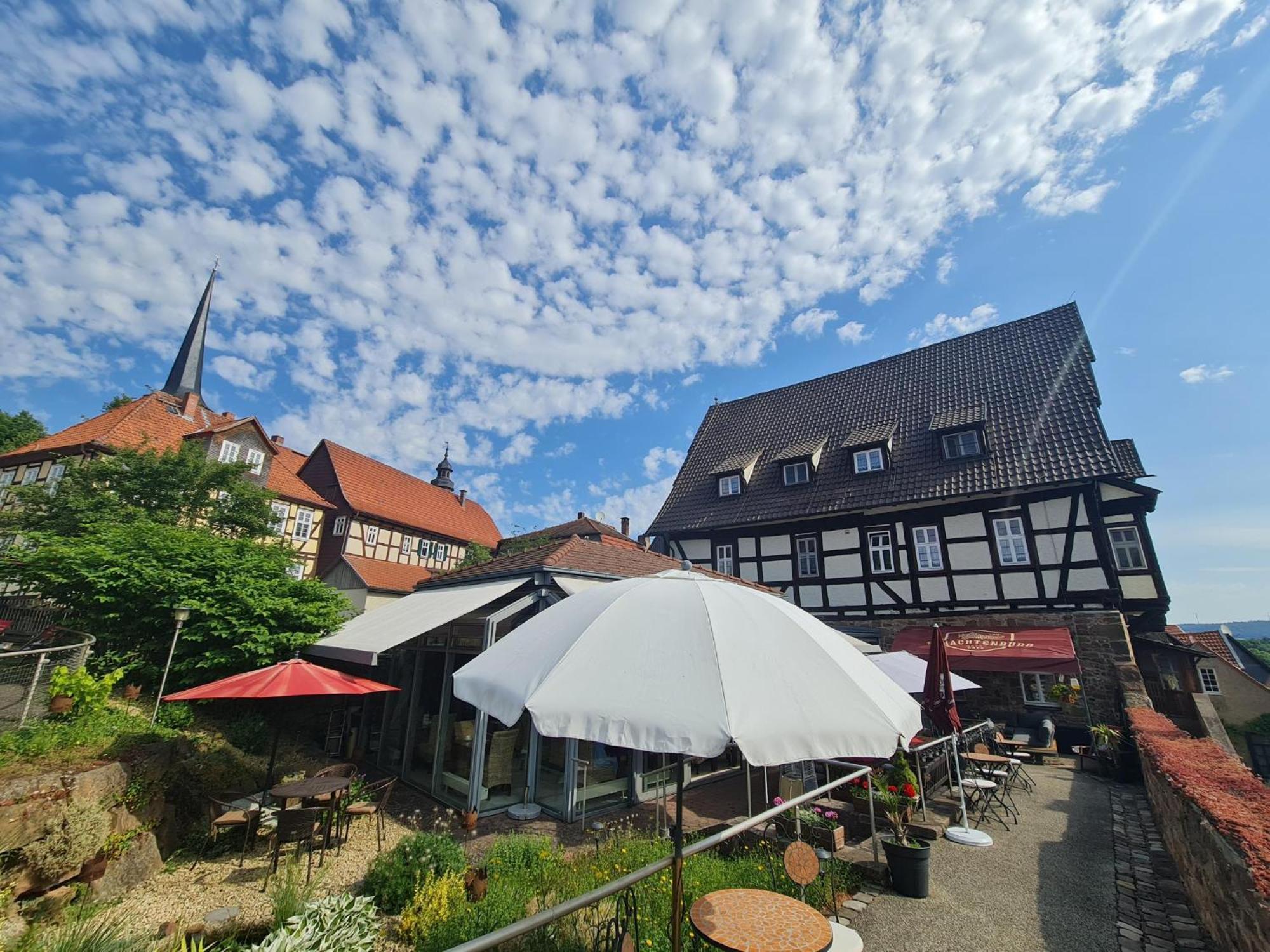 Hotel & Cafe Schachtenburg Schlitz Eksteriør bilde