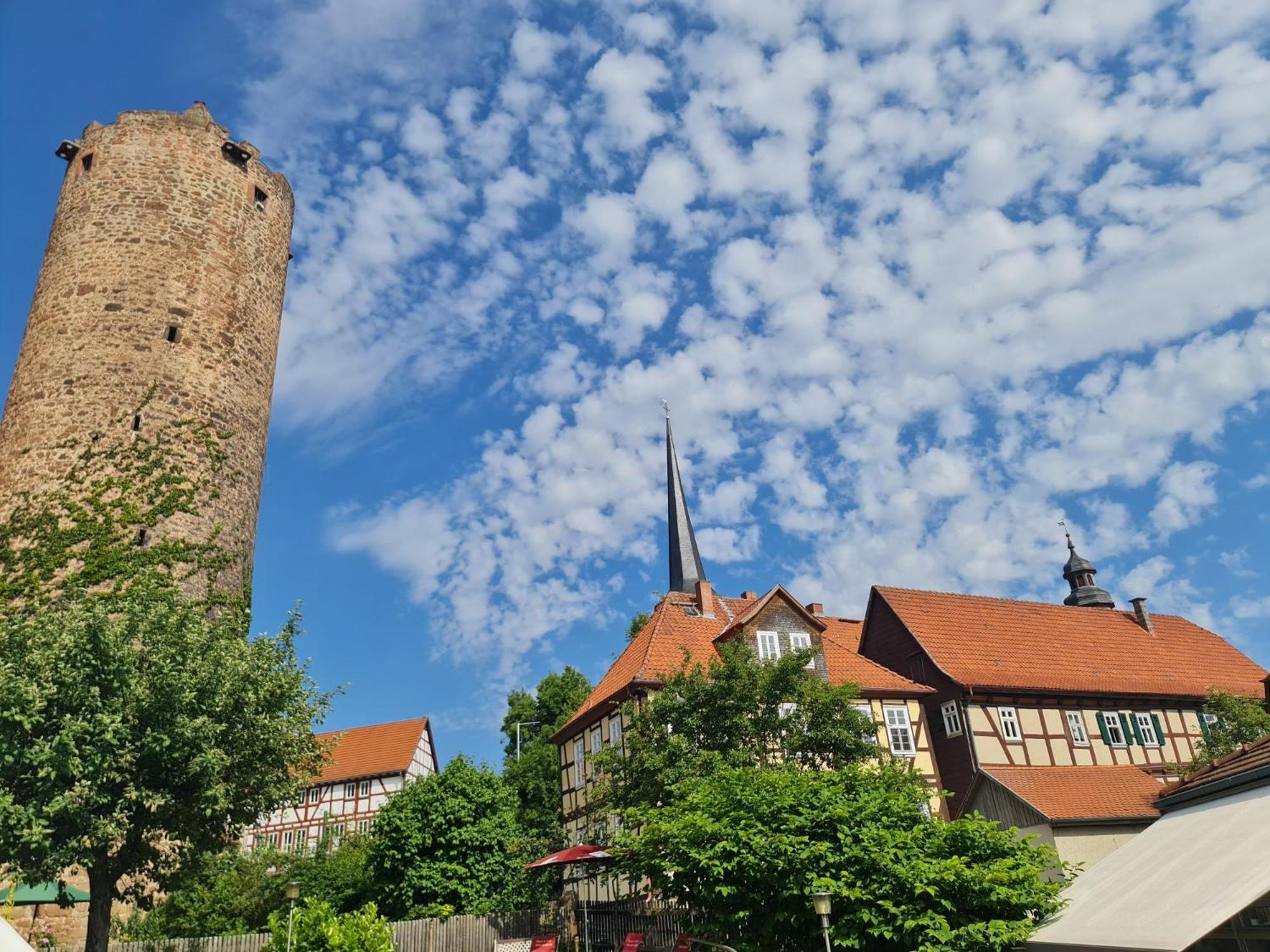 Hotel & Cafe Schachtenburg Schlitz Eksteriør bilde