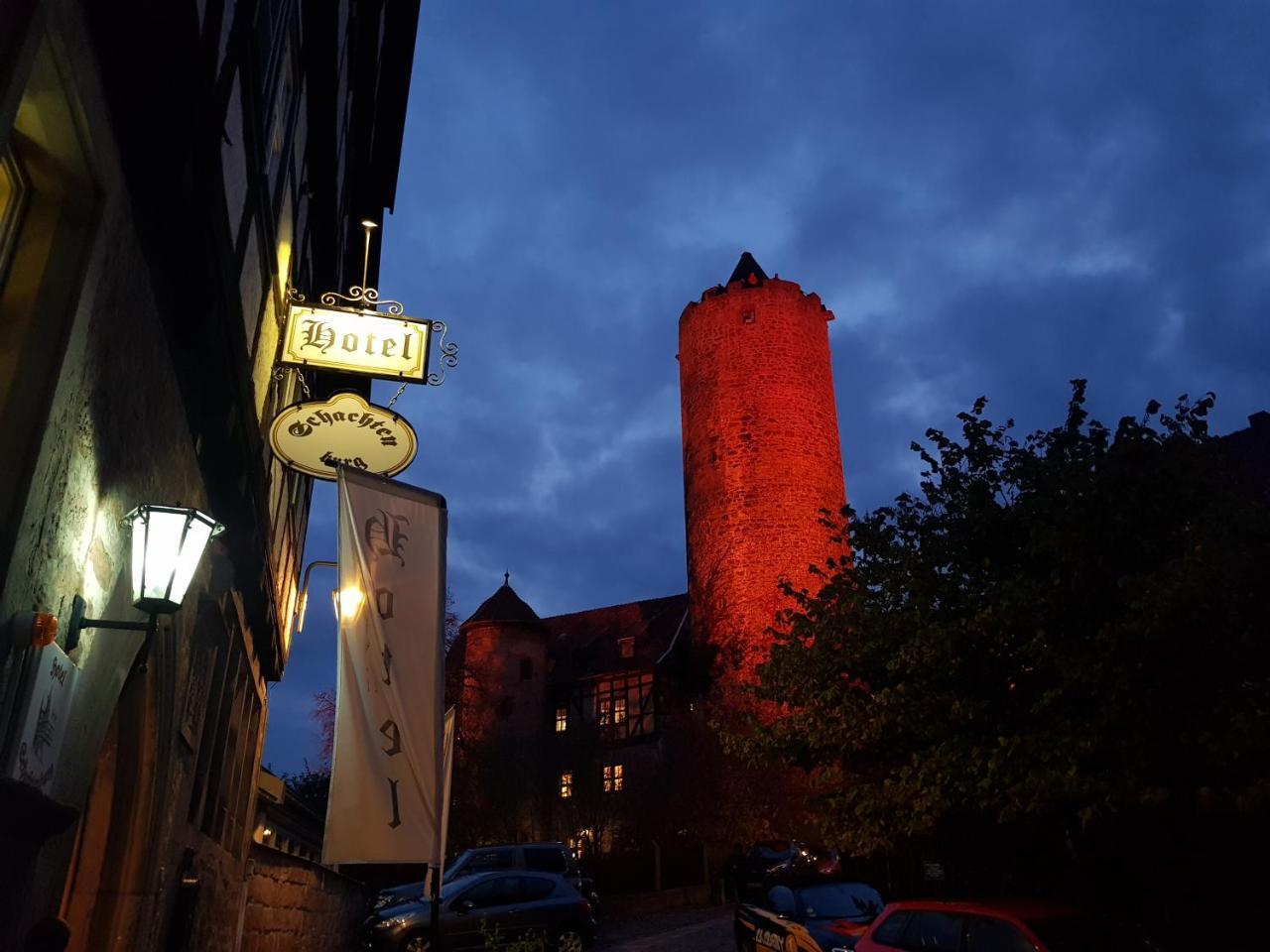 Hotel & Cafe Schachtenburg Schlitz Eksteriør bilde