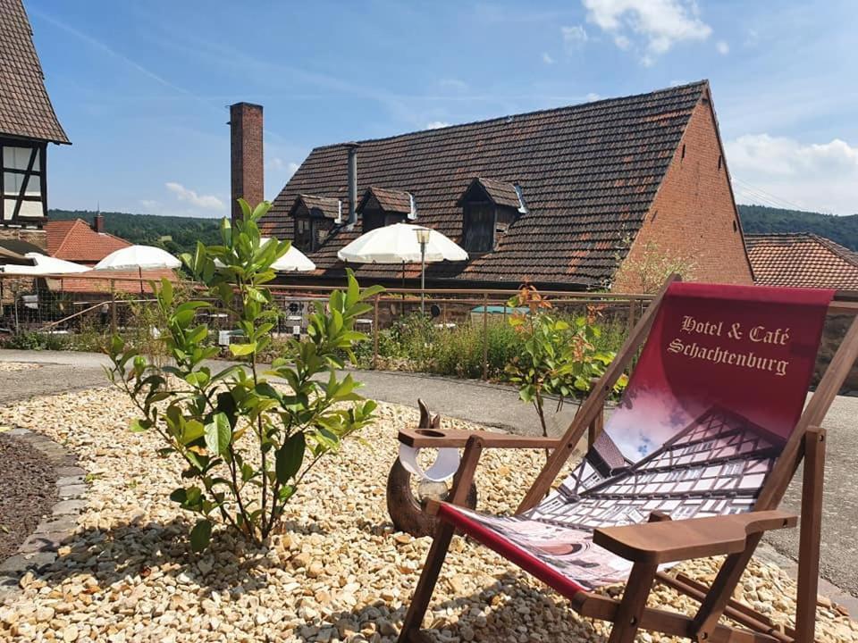 Hotel & Cafe Schachtenburg Schlitz Eksteriør bilde