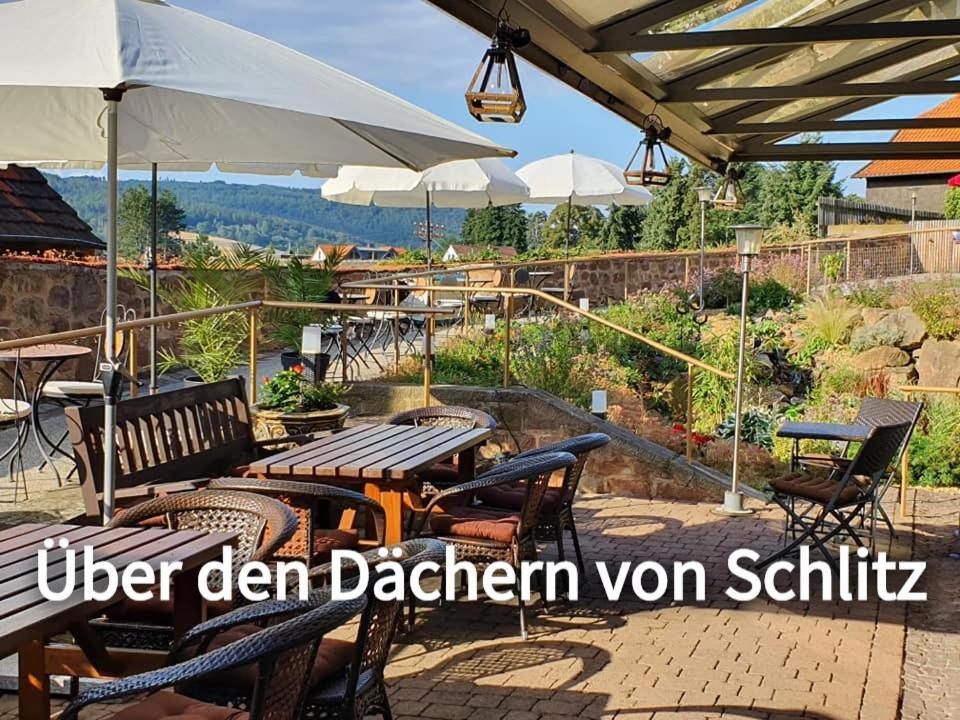 Hotel & Cafe Schachtenburg Schlitz Eksteriør bilde